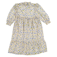 Christina Rohde Ivory Floral High Waisted Dress