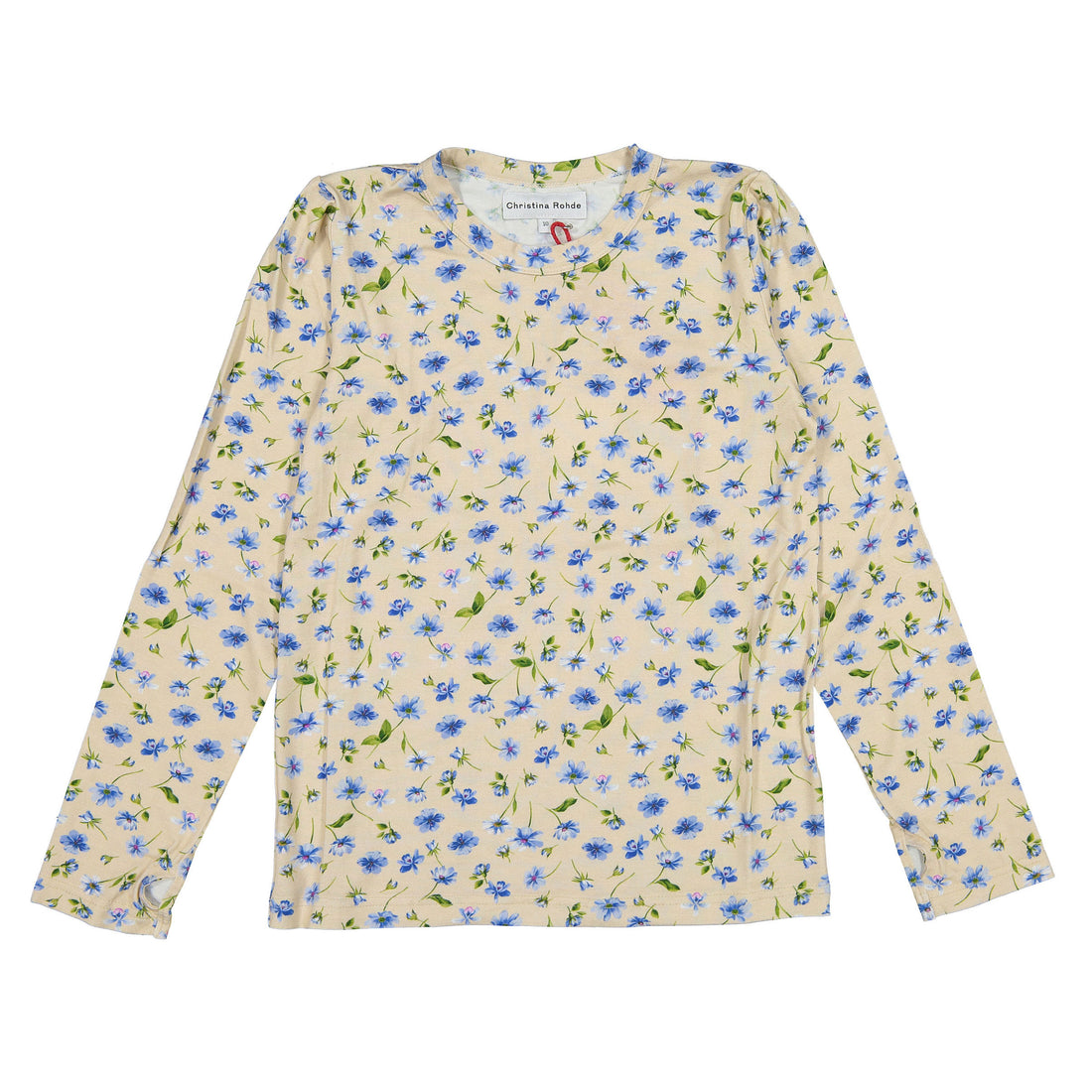Christina Rohde Ivory Floral Tee