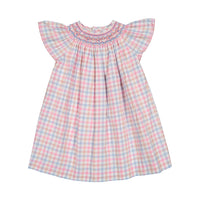 Antoinette Paris Blue Salome Tartan Dress