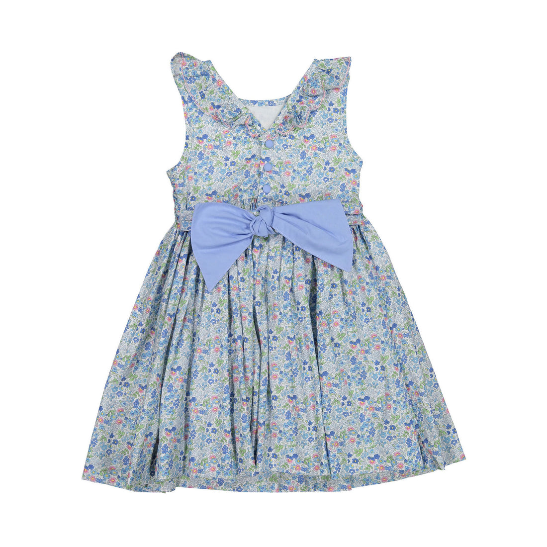 Antoinette Paris Blue Angele Floral Sleeveless Dress