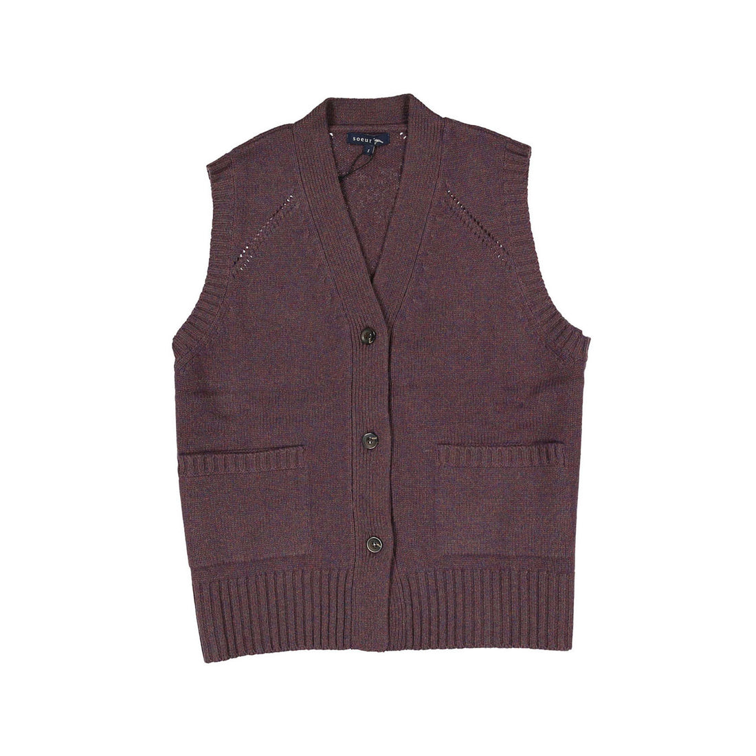 Soeur Prune Timothee Knit Vest