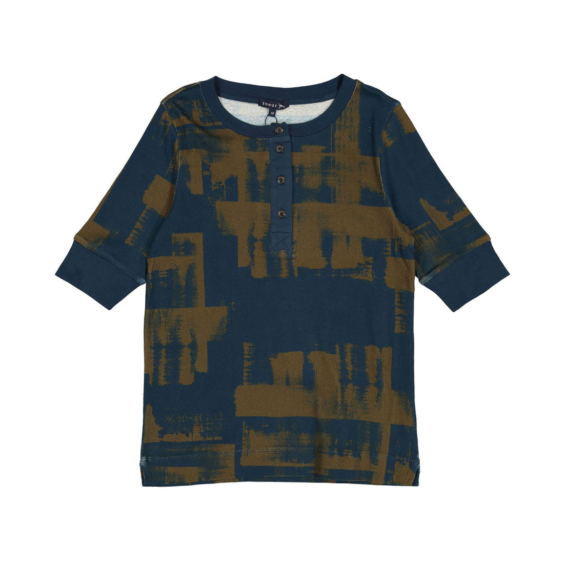 Soeur Chestnut/Navy Monalisa Top