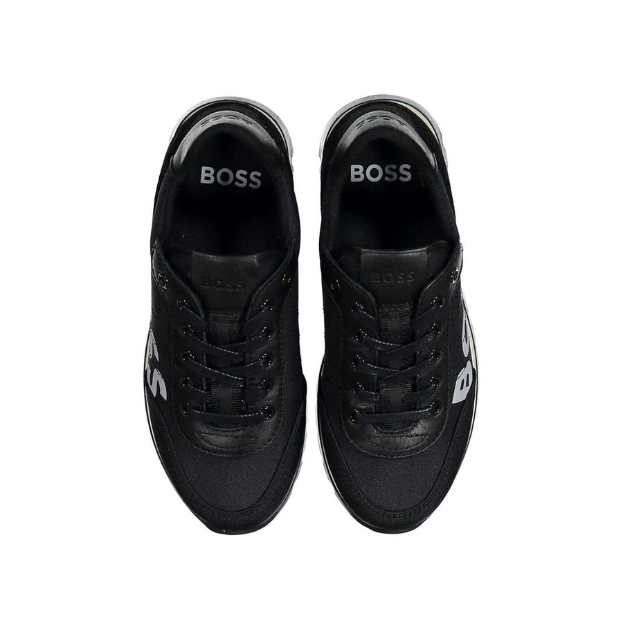 Hugo Boss Black Mini Me Suede Sneakers