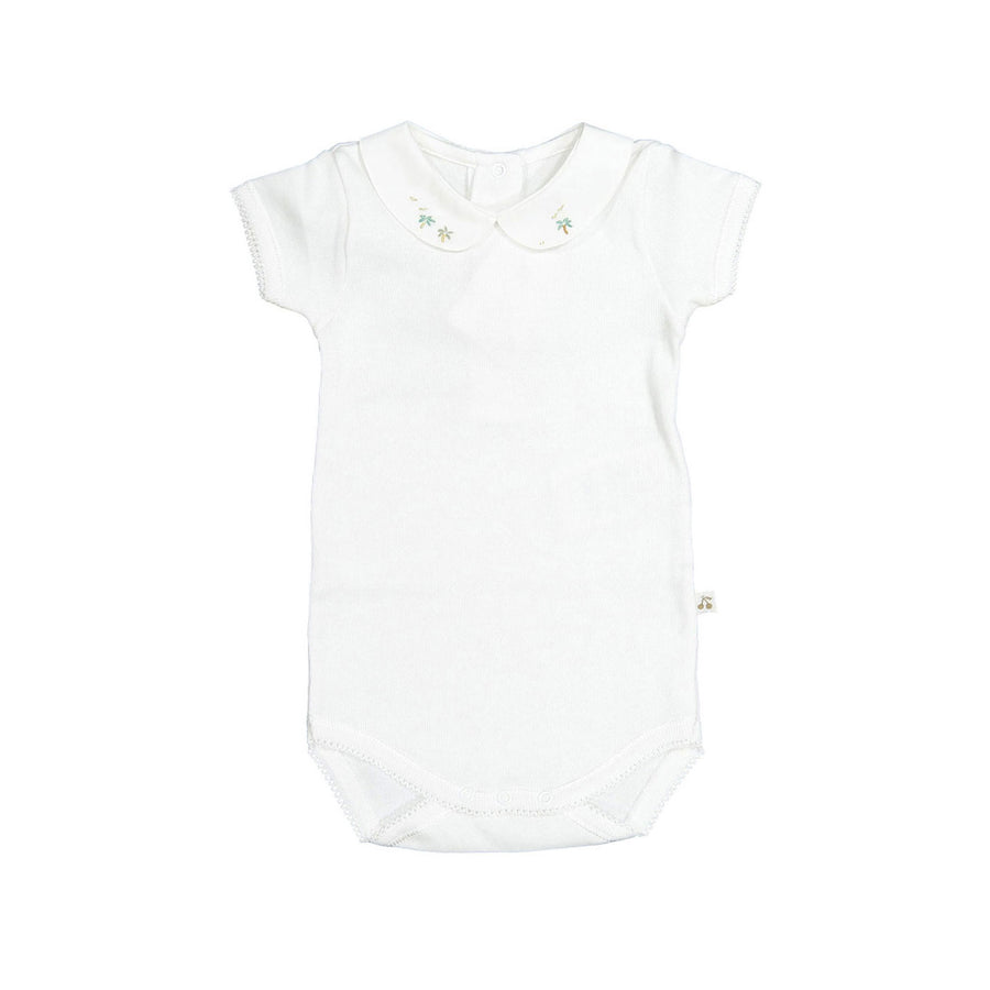 Bonpoint White Calix Bodysuit