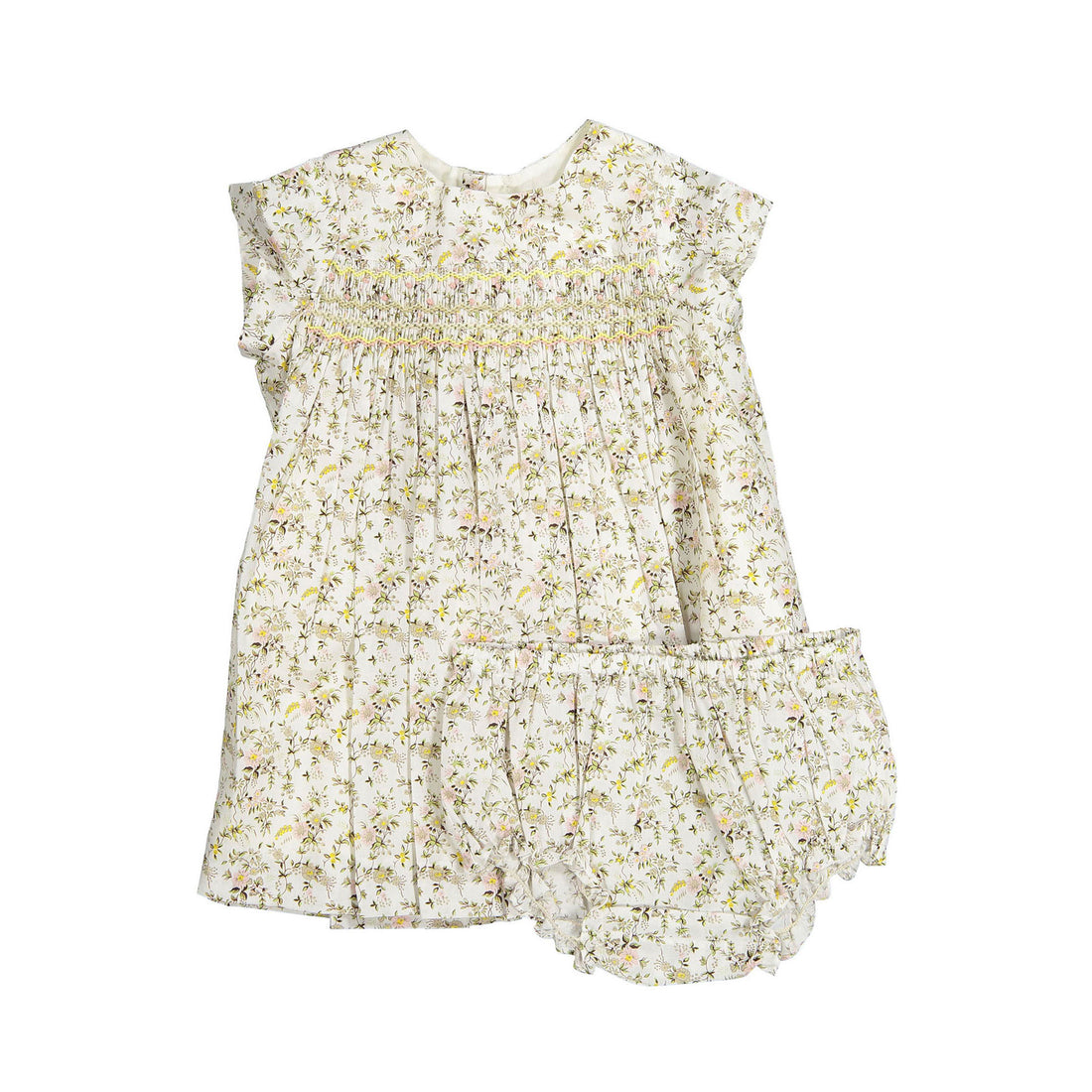 Bonpoint Natural Floral Maruska Baby Dress