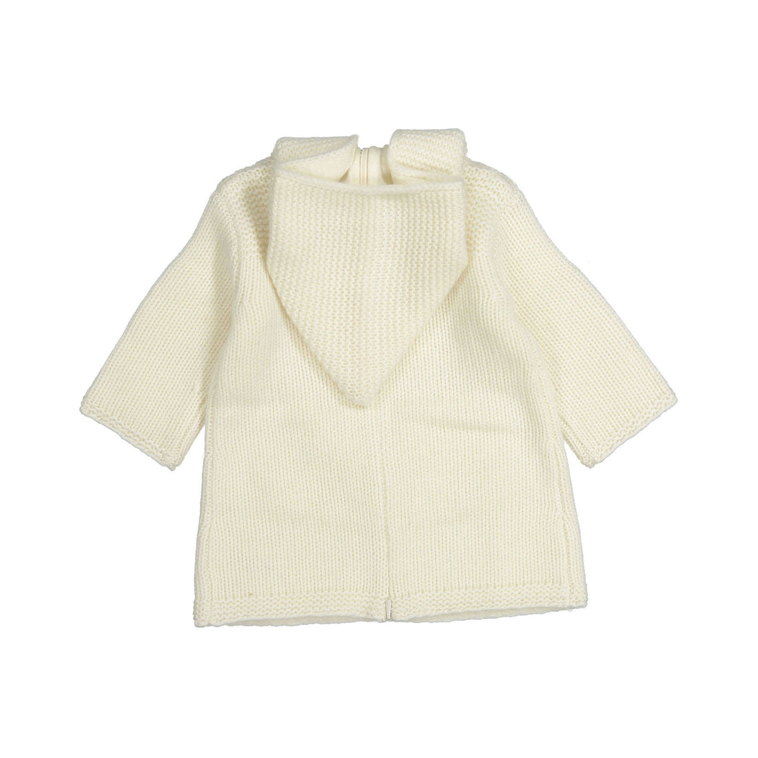 Bonpoint Off White Burnout Knit Sweater