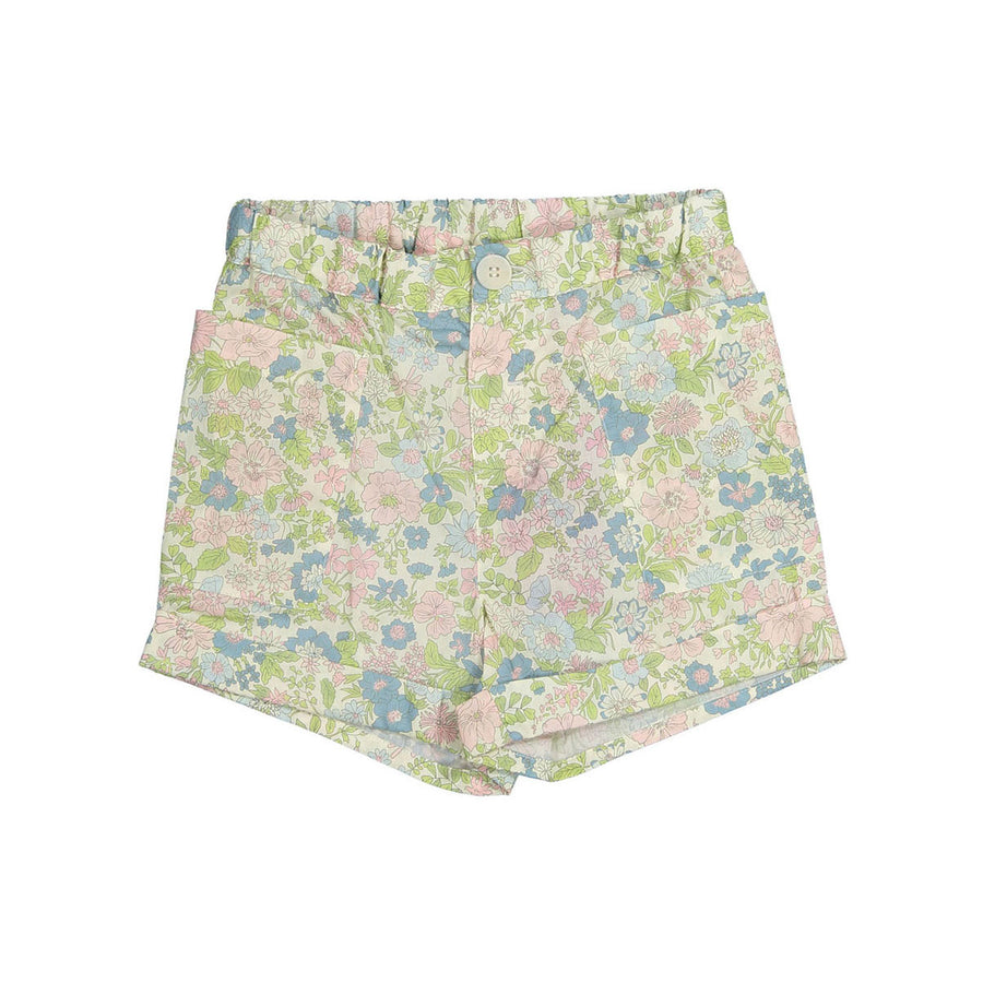 Bonpoint Rose Floral Nateo Baby Shorts