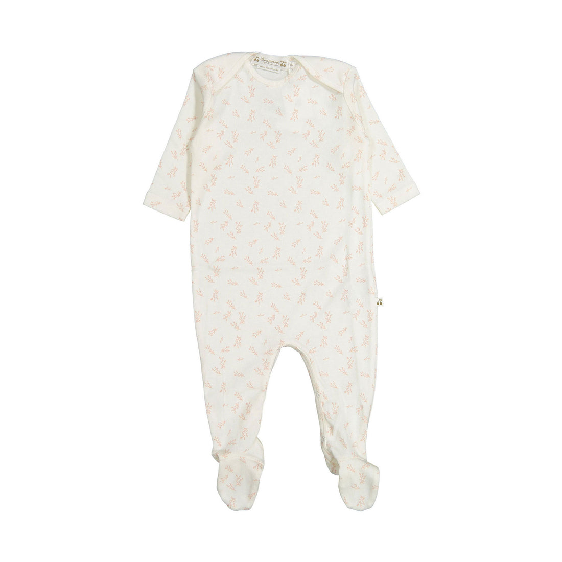 Bonpoint Off White Print Catia Footie