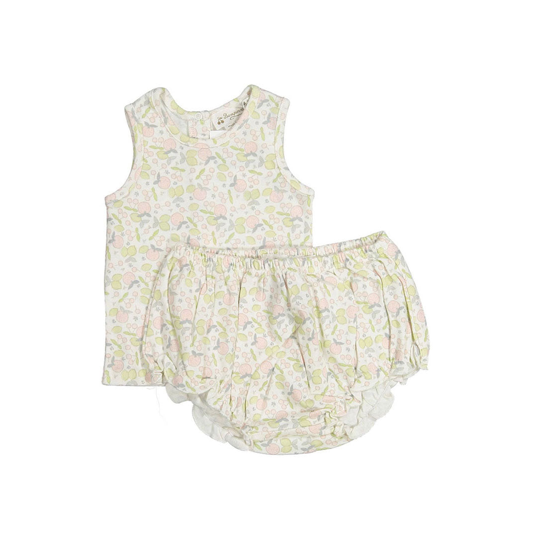 Bonpoint Powder Rose Floral Clancy Baby Set