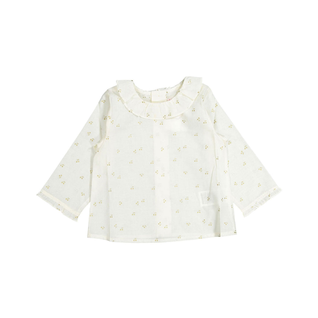 Bonpoint Gold Cherry Print Ganiti Baby Blouse