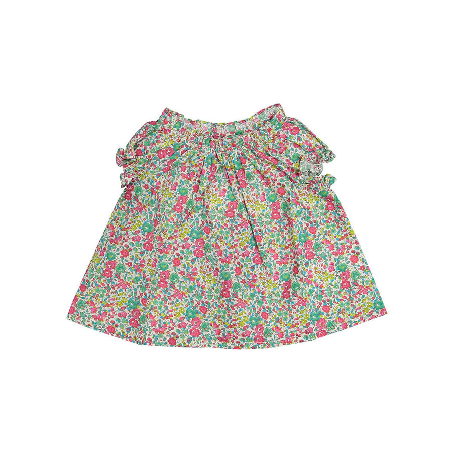 Bonpoint Mint Floral Grace Baby Blouse