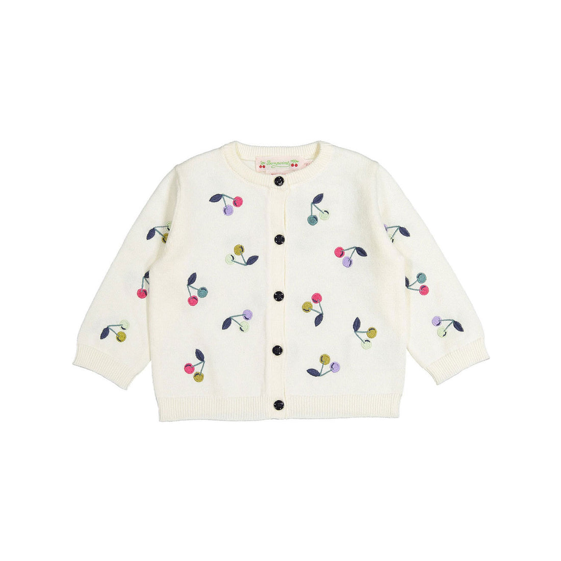 Bonpoint Multi Floral Claudie Baby Cardigan