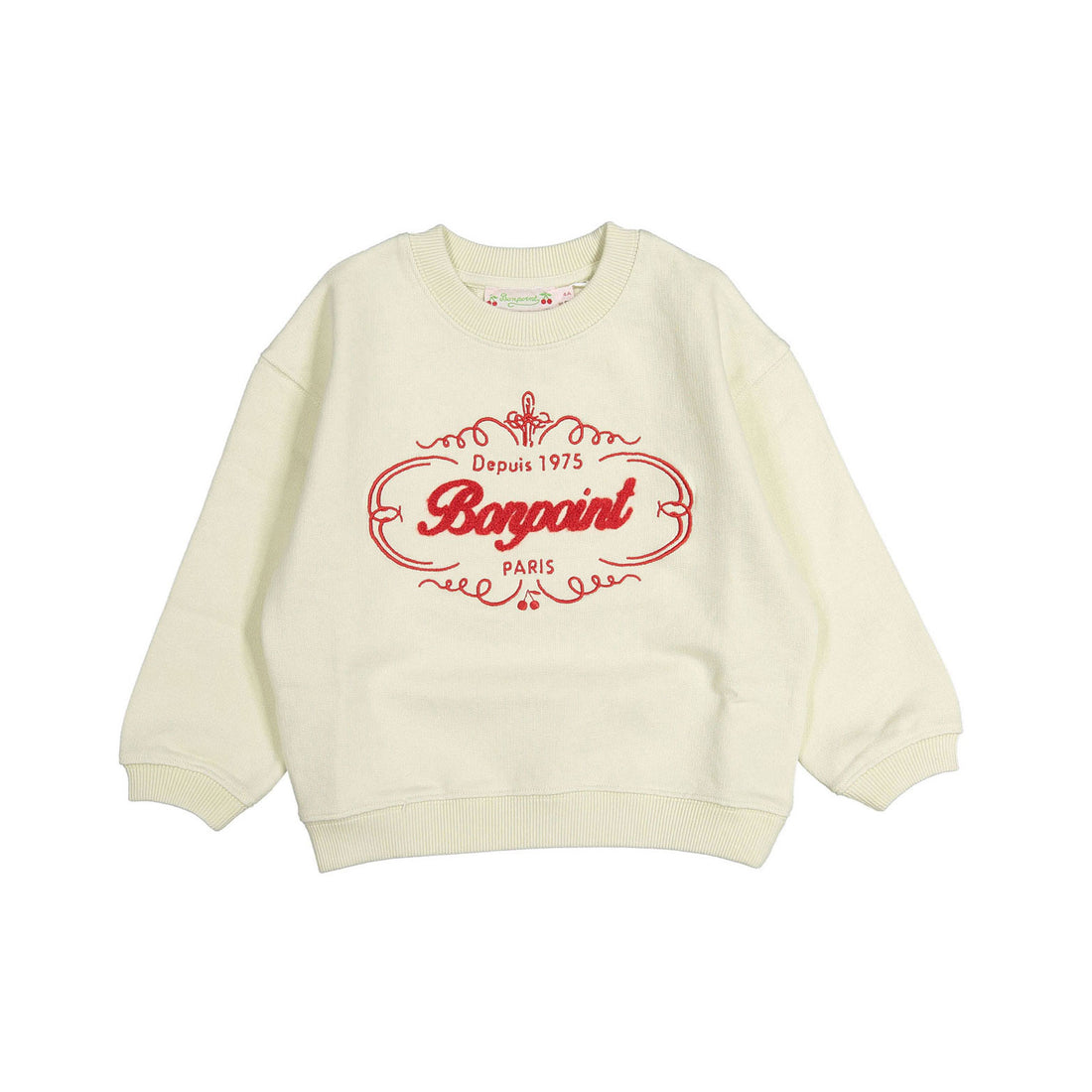 Bonpoint Ecru Logo Tayla Sweatshirt