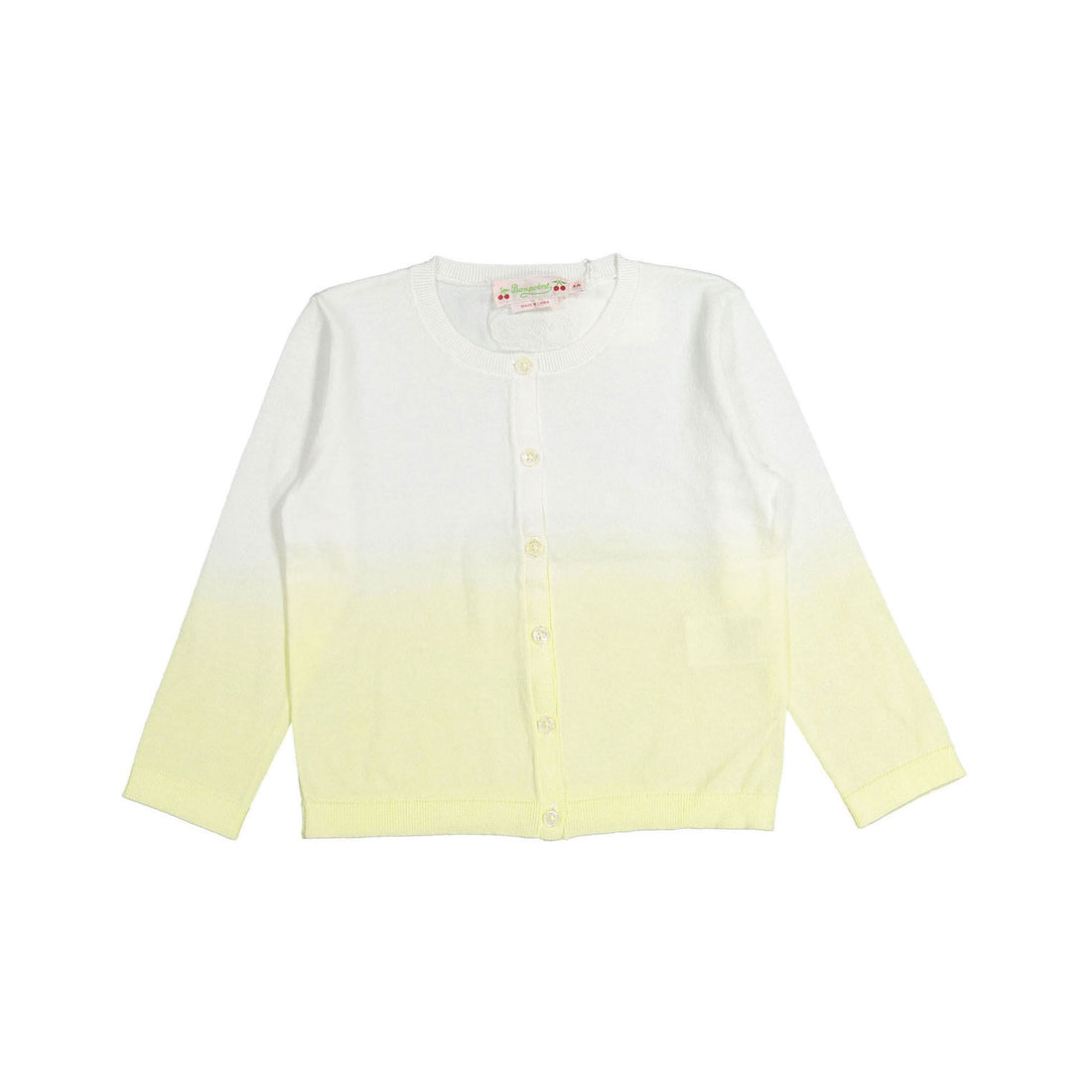 Bonpoint Light Yellow Ombre Annabelle Cardigan