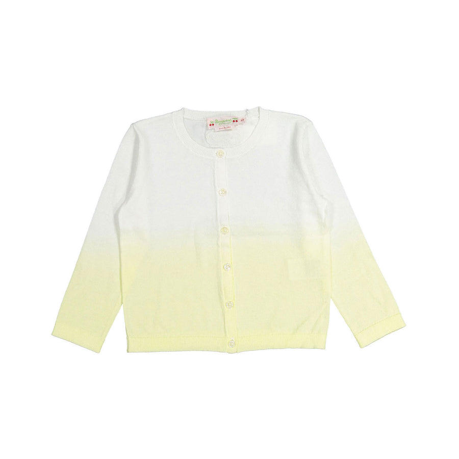 Bonpoint Light Yellow Ombre Annabelle Cardigan