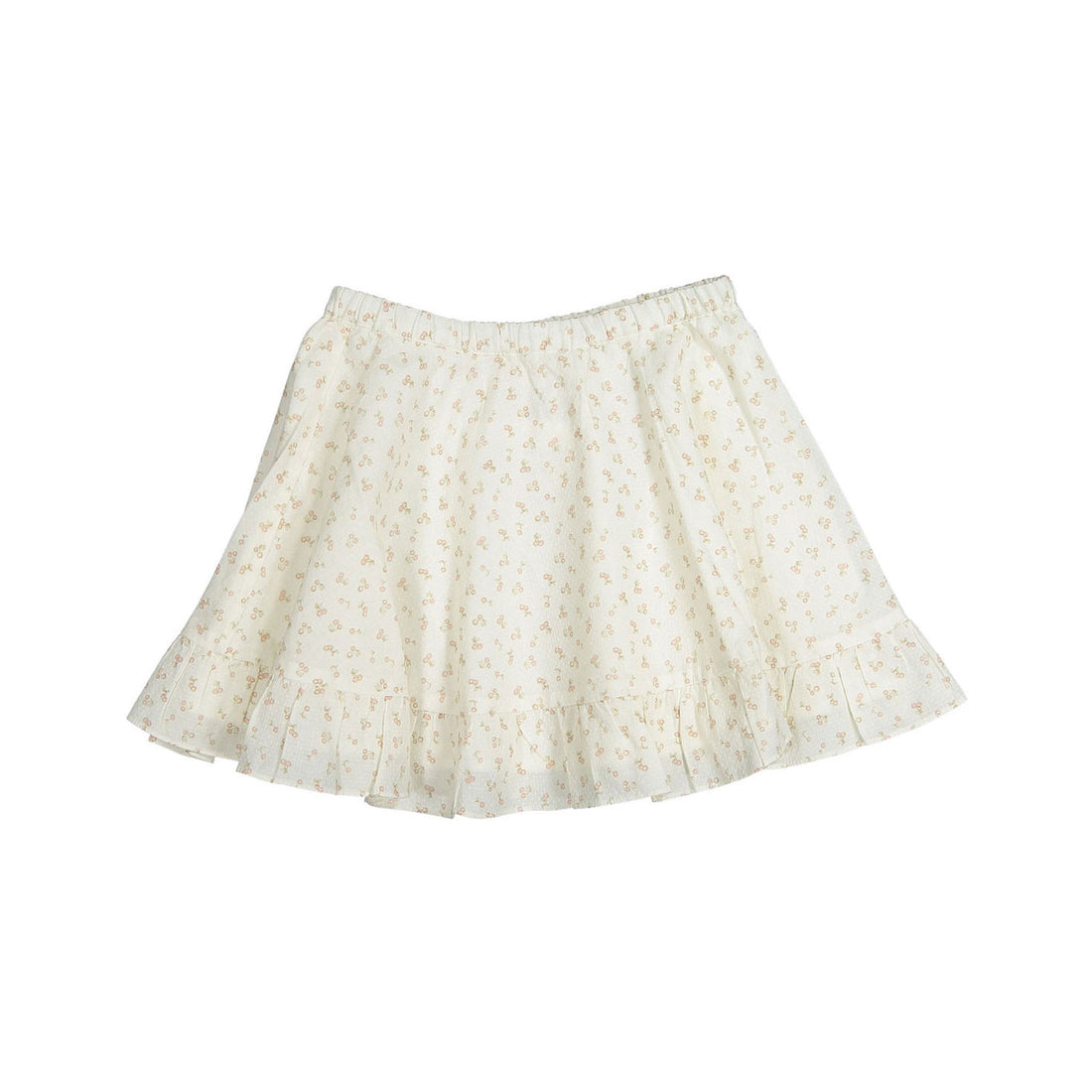 Bonpoint Natural Mini Foral Clarissa Skirt