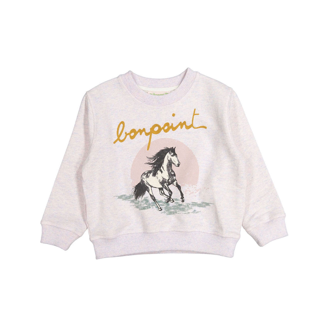 Bonpoint Lilac Horse Carlota Sweatshirt