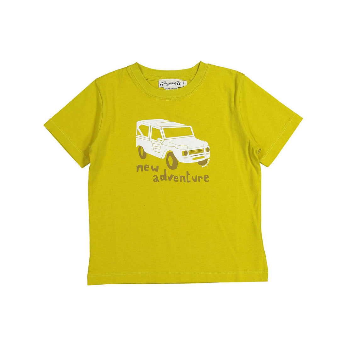 Bonpoint Acid Yellow Car Thibald Tee
