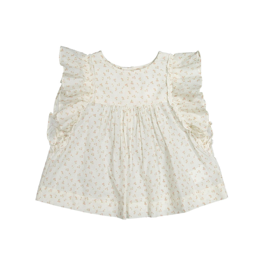 Bonpoint Natural Mini Floral Celene Blouse
