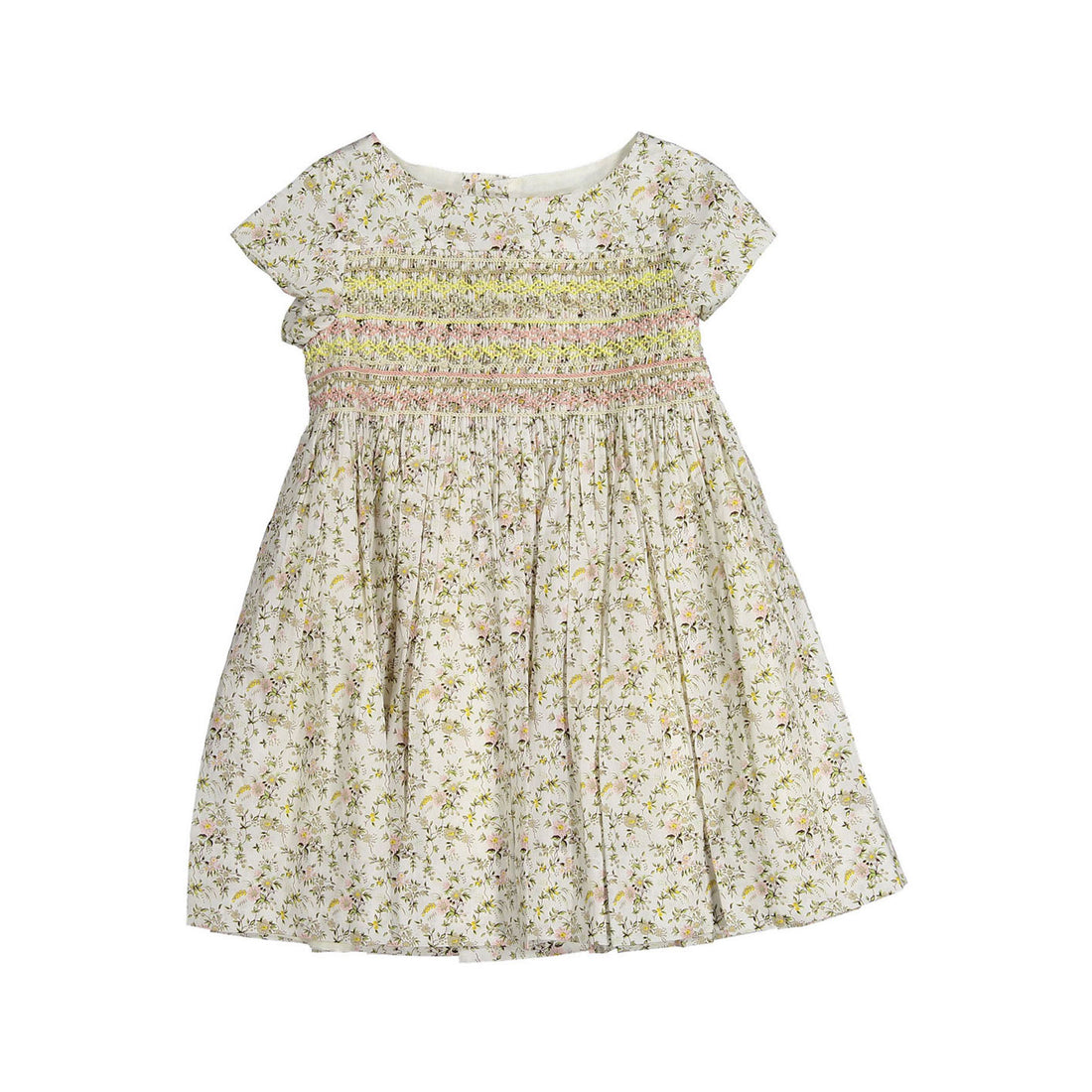 Bonpoint Natural Floral Duchesse Dress