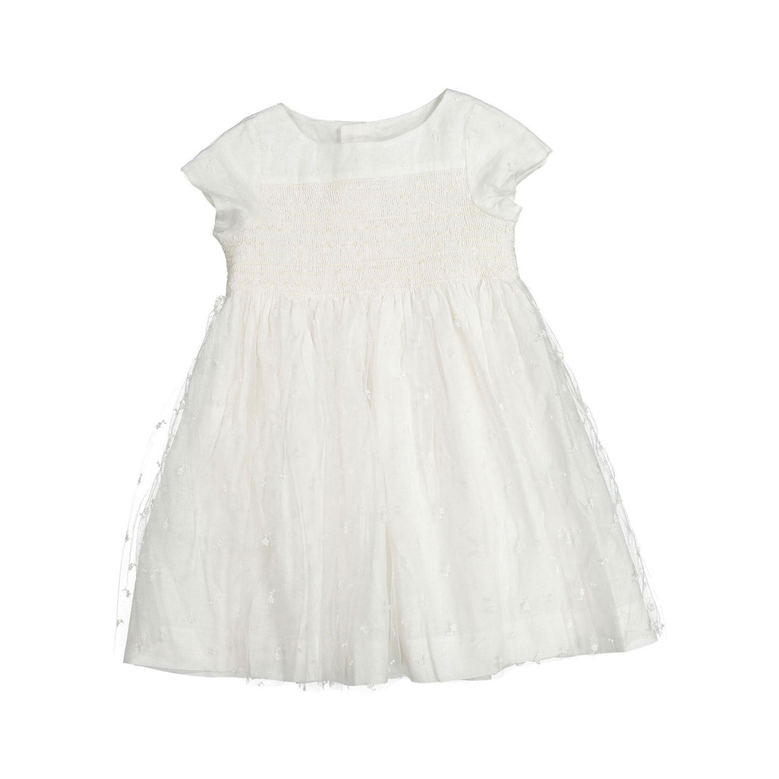 Bonpoint Off White Duchesse Dress