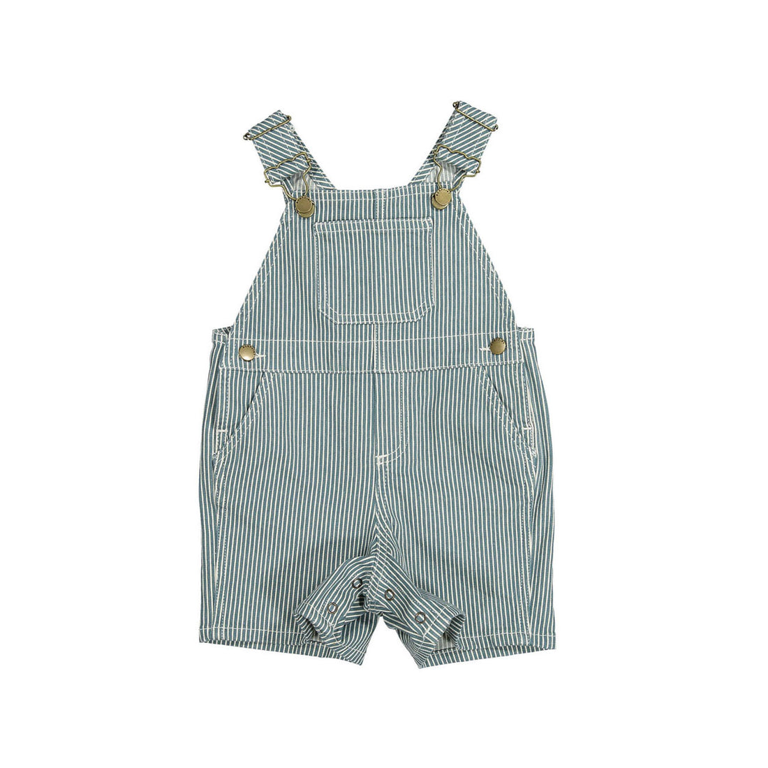 Bonpoint Slate Stripe Casper Salopette