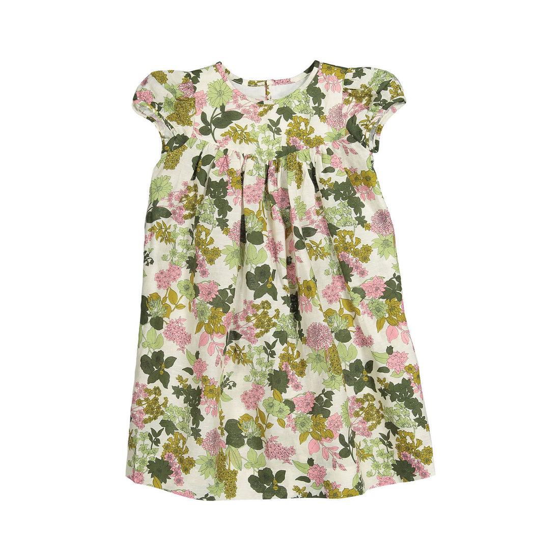 Bonpoint Ecru Floral Arletty Dress