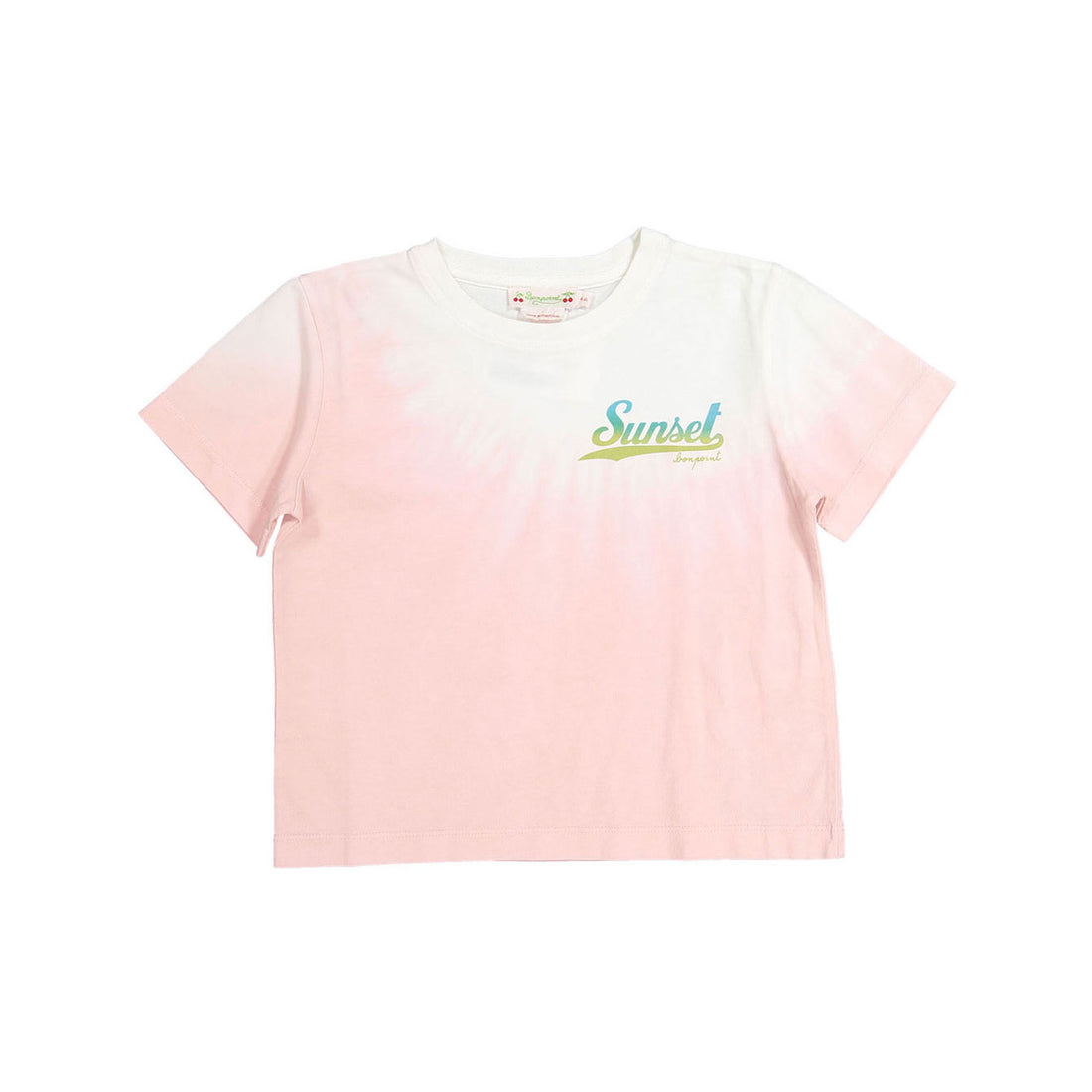 Bonpoint Pink Dye Sunset Cian Tee