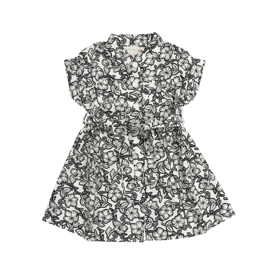 Bonpoint Black Flowers Gisele Dress