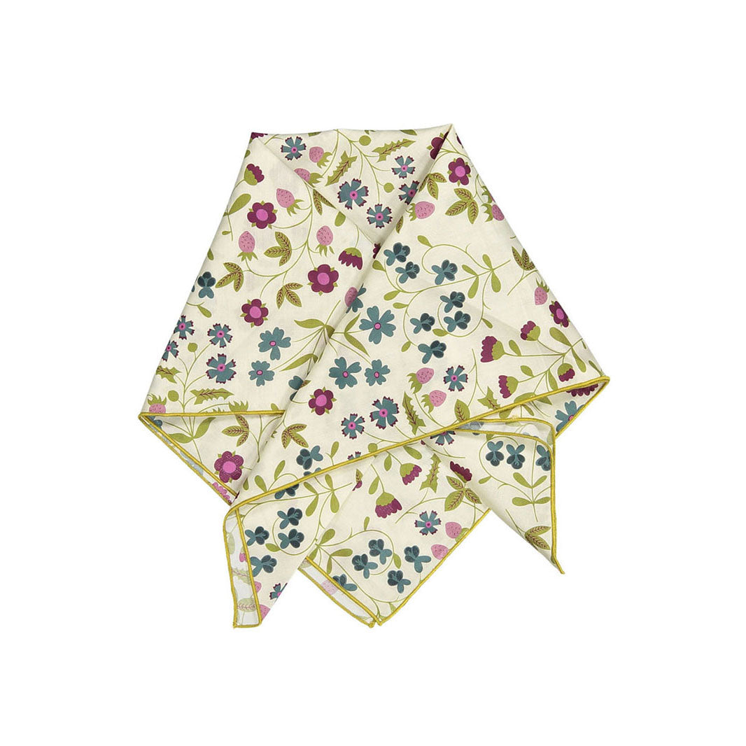 Bonpoint Ecru Floral Cayati Scarf