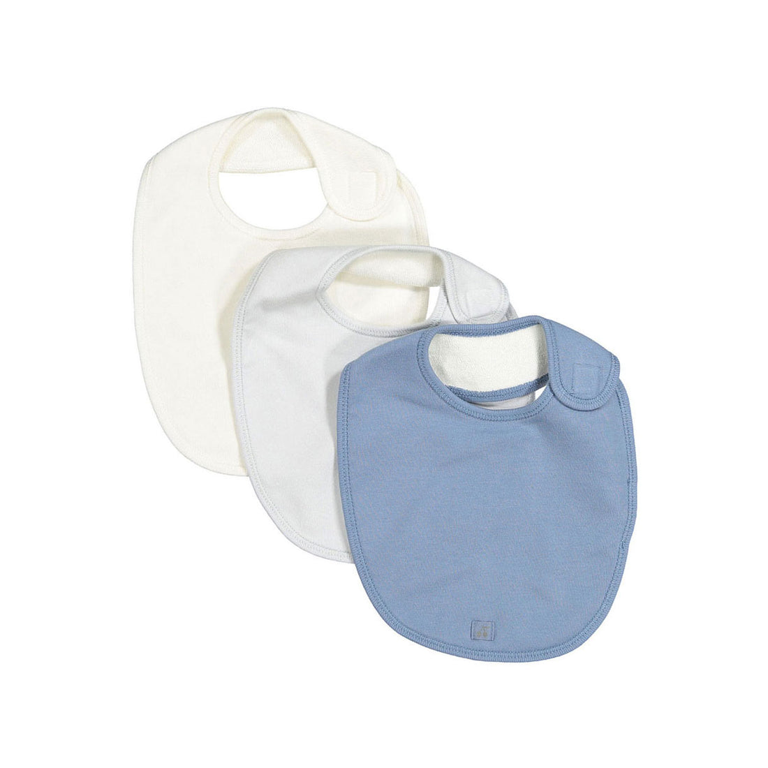 Bonpoint Blue Toned 3 Pack Bibs