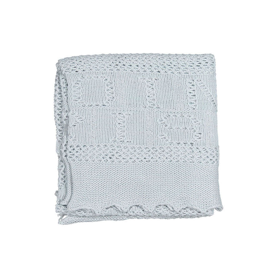 Bonpoint Blue Openwork Permanent Swaddle
