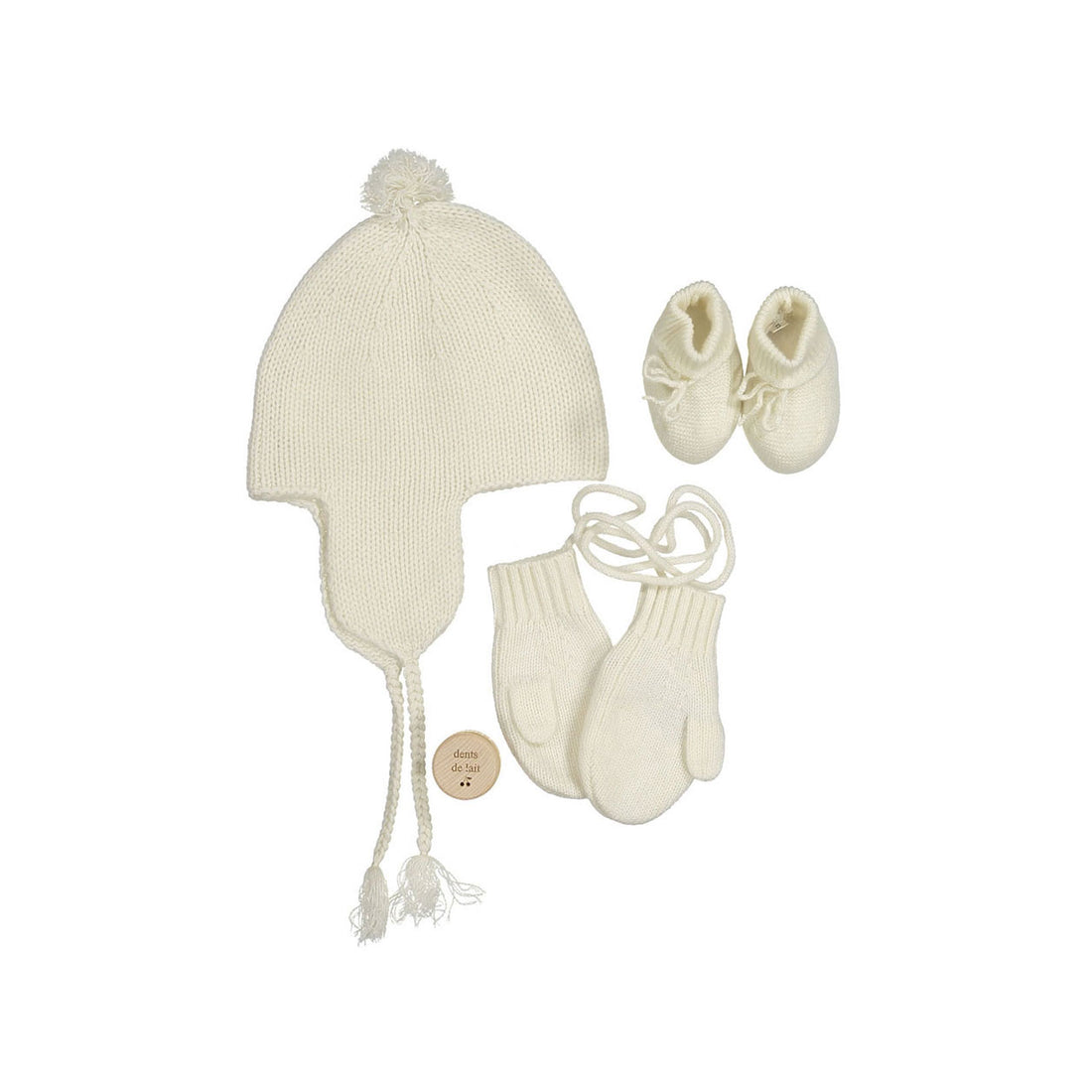 Bonpoint Off White Knit Newborn Gift Box