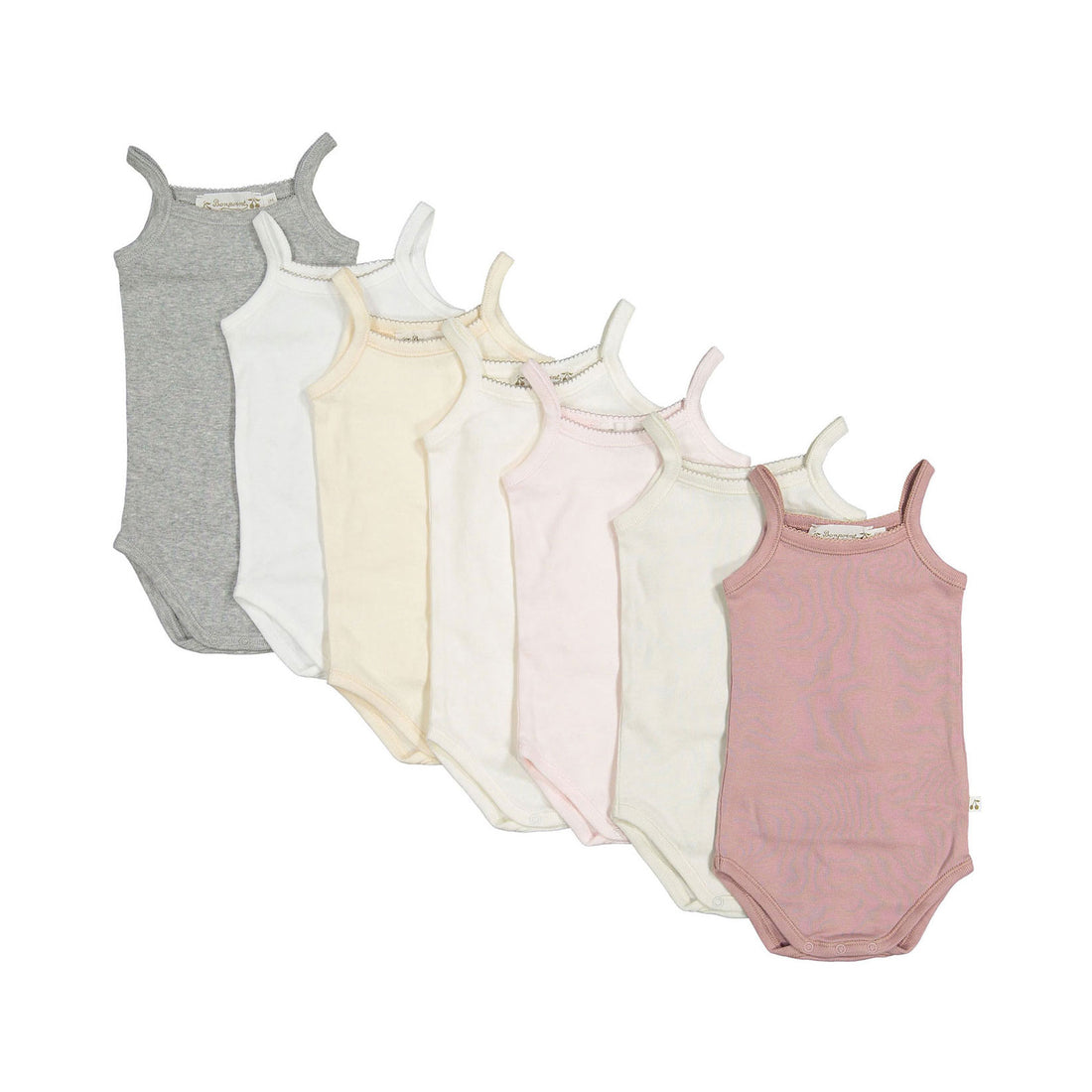 Bonpoint Rose Days of the Week Bodysuits