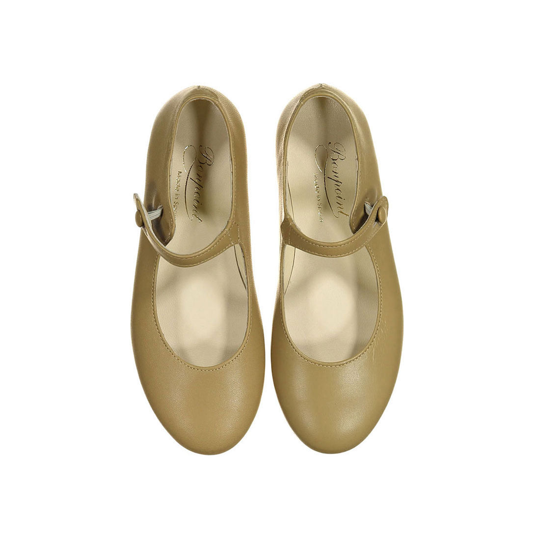 Bonpoint Pale Camel Ella Mary Janes