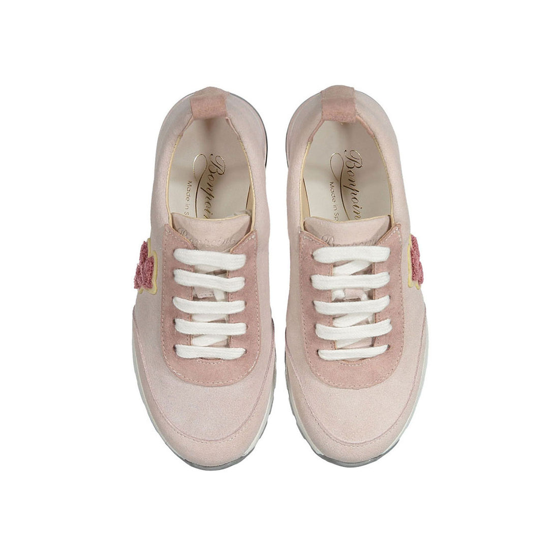 Bonpoint Powder Rose Blueberry Sneakers