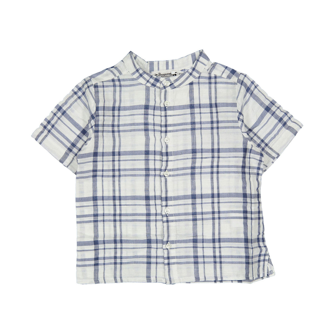 Bonpoint Blue Plaid Connor Shirt