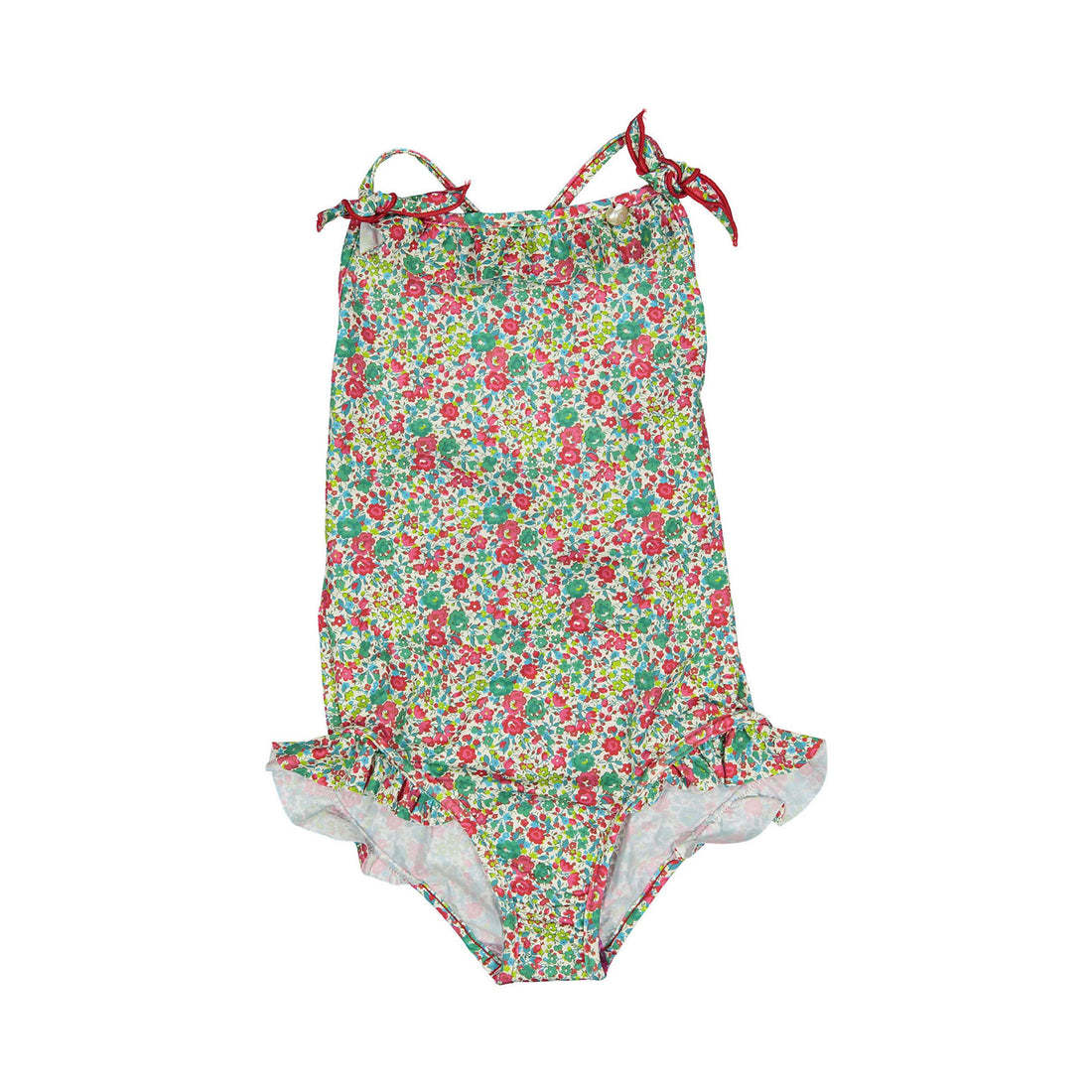 Bonpoint Mint Floral Abbie Swimsuit