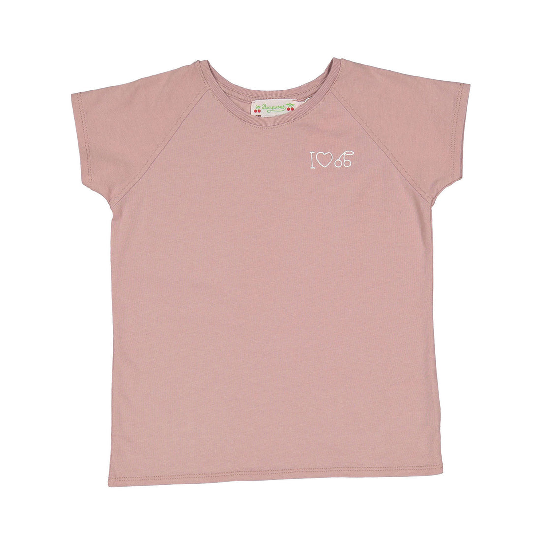 Bonpoint Pink I love cherry Asmae Tee
