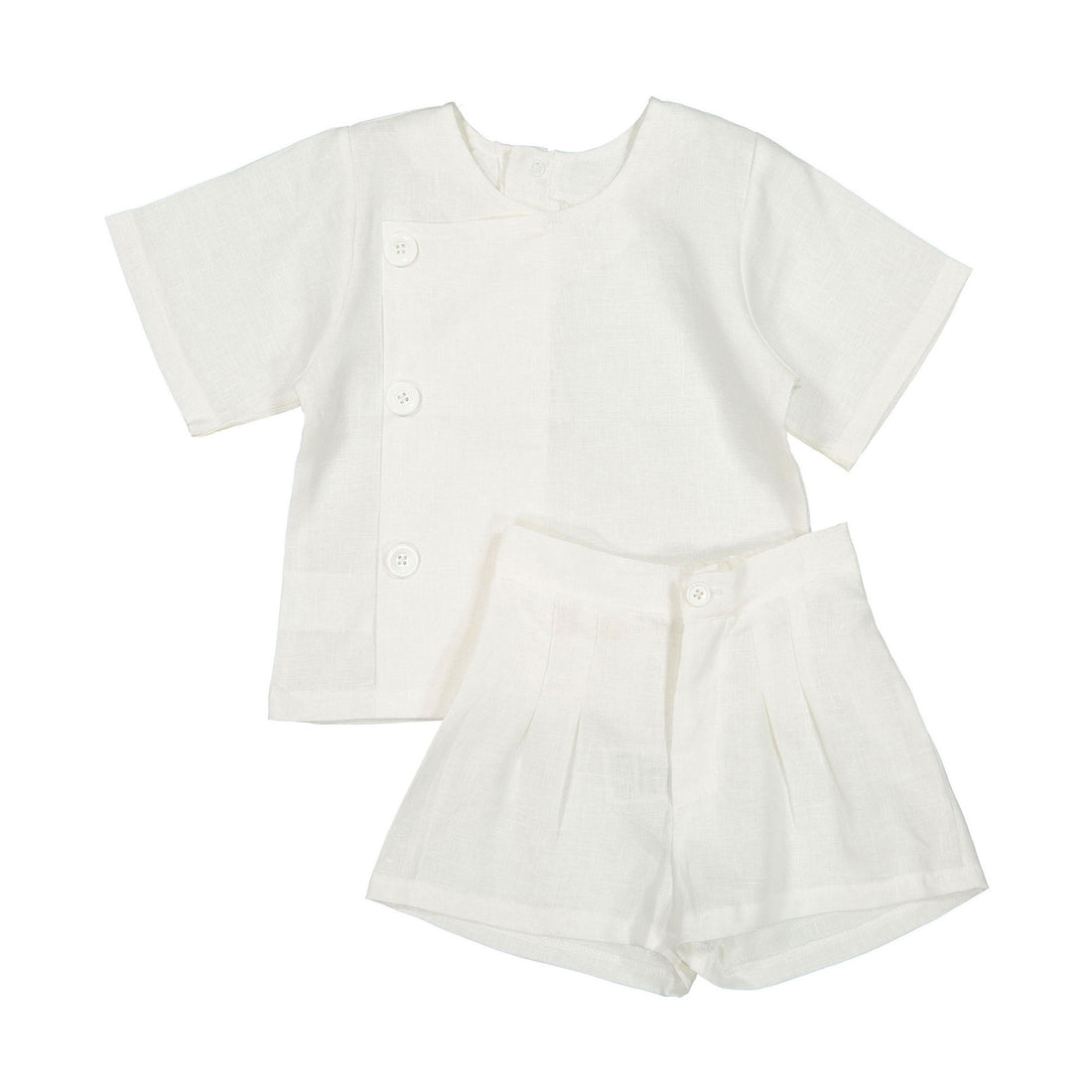 Pernille White Linen Bastien Set