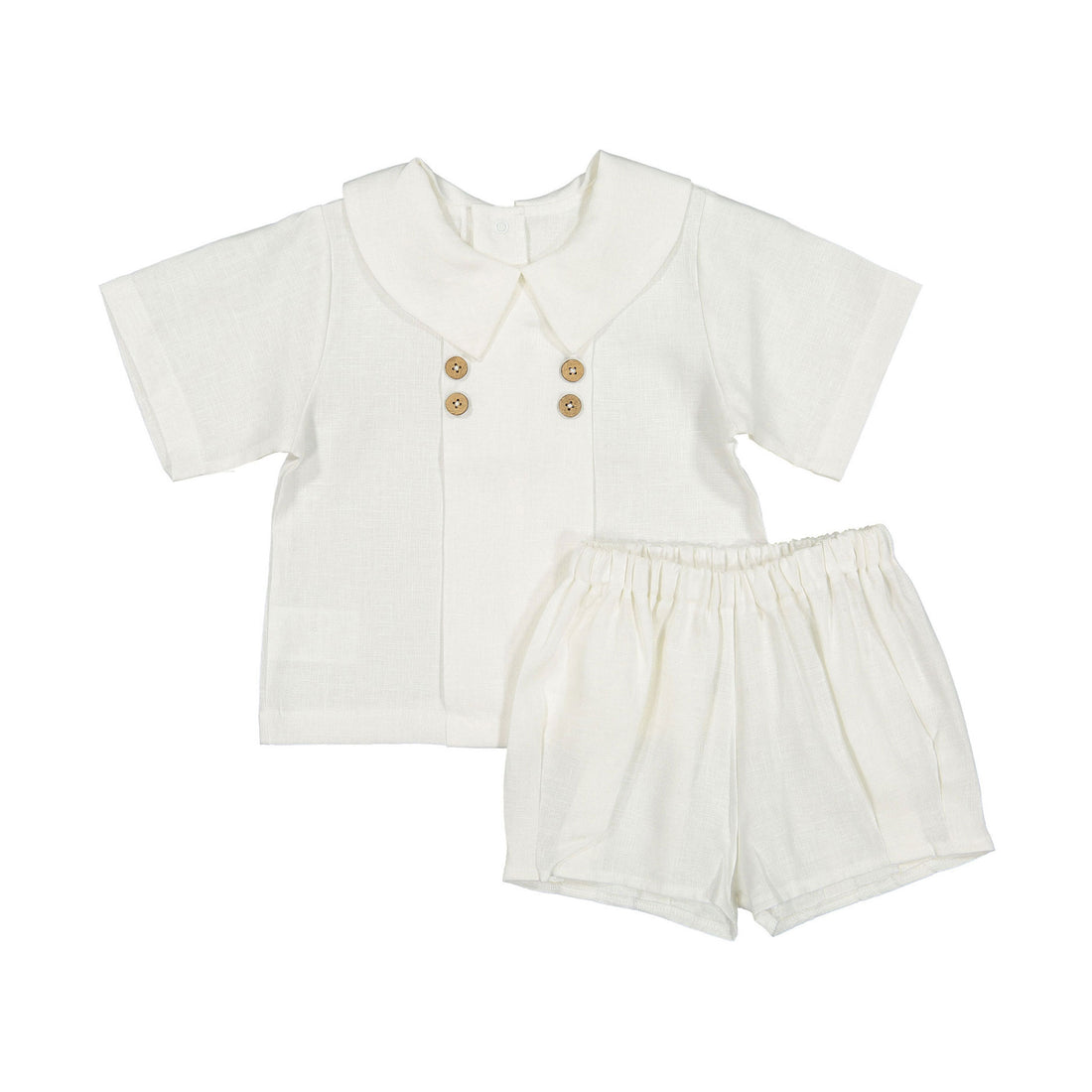 Pernille White Linen Boys Set