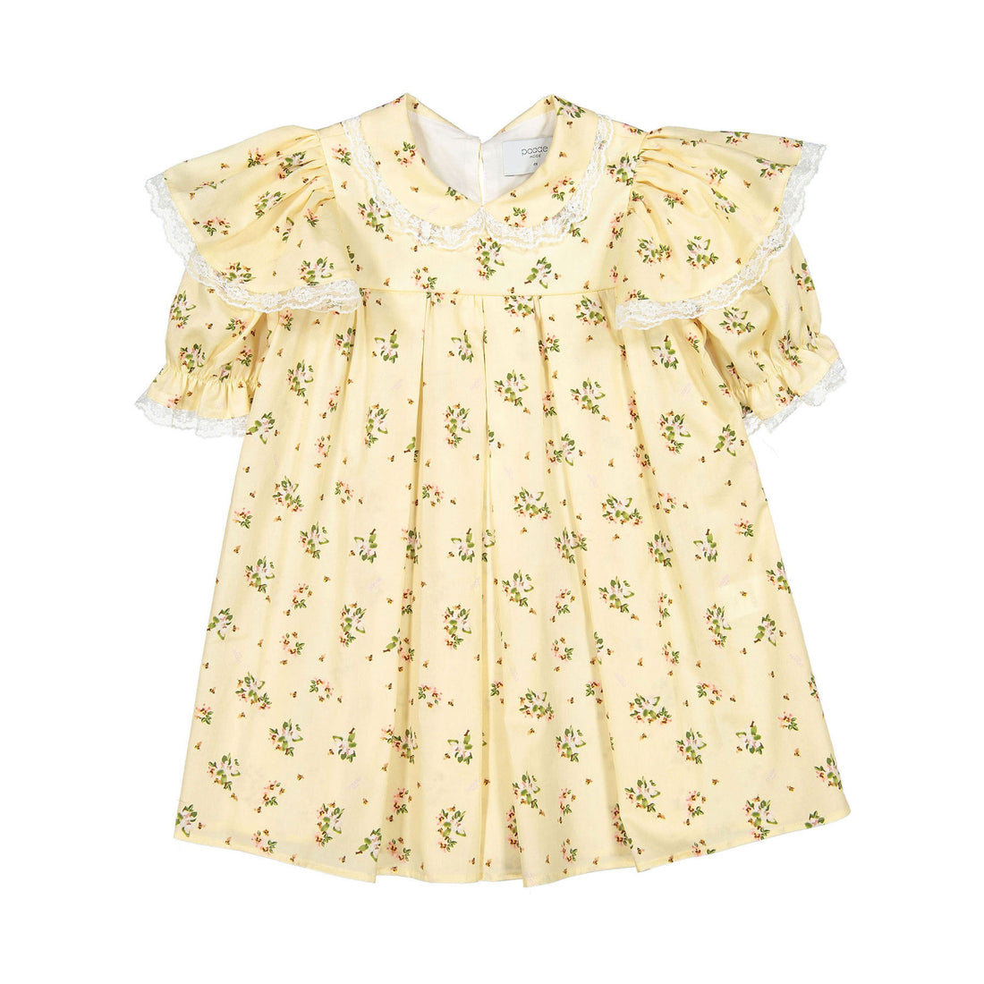 Paade Mode Beige Bees Collar Dress