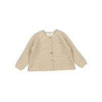 Nanos Taupe Knit Bay Cardigan