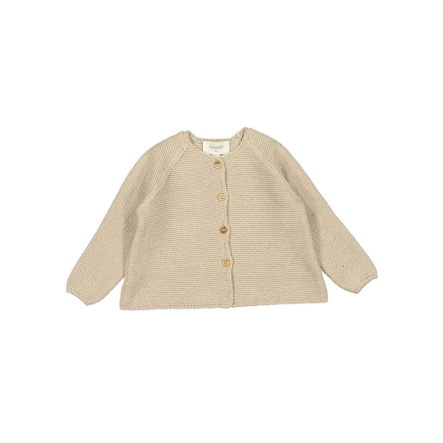 Nanos Taupe Knit Bay Cardigan