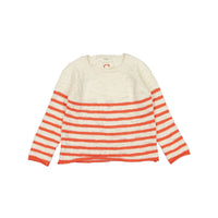 Nanos Orange Stripe Sweater