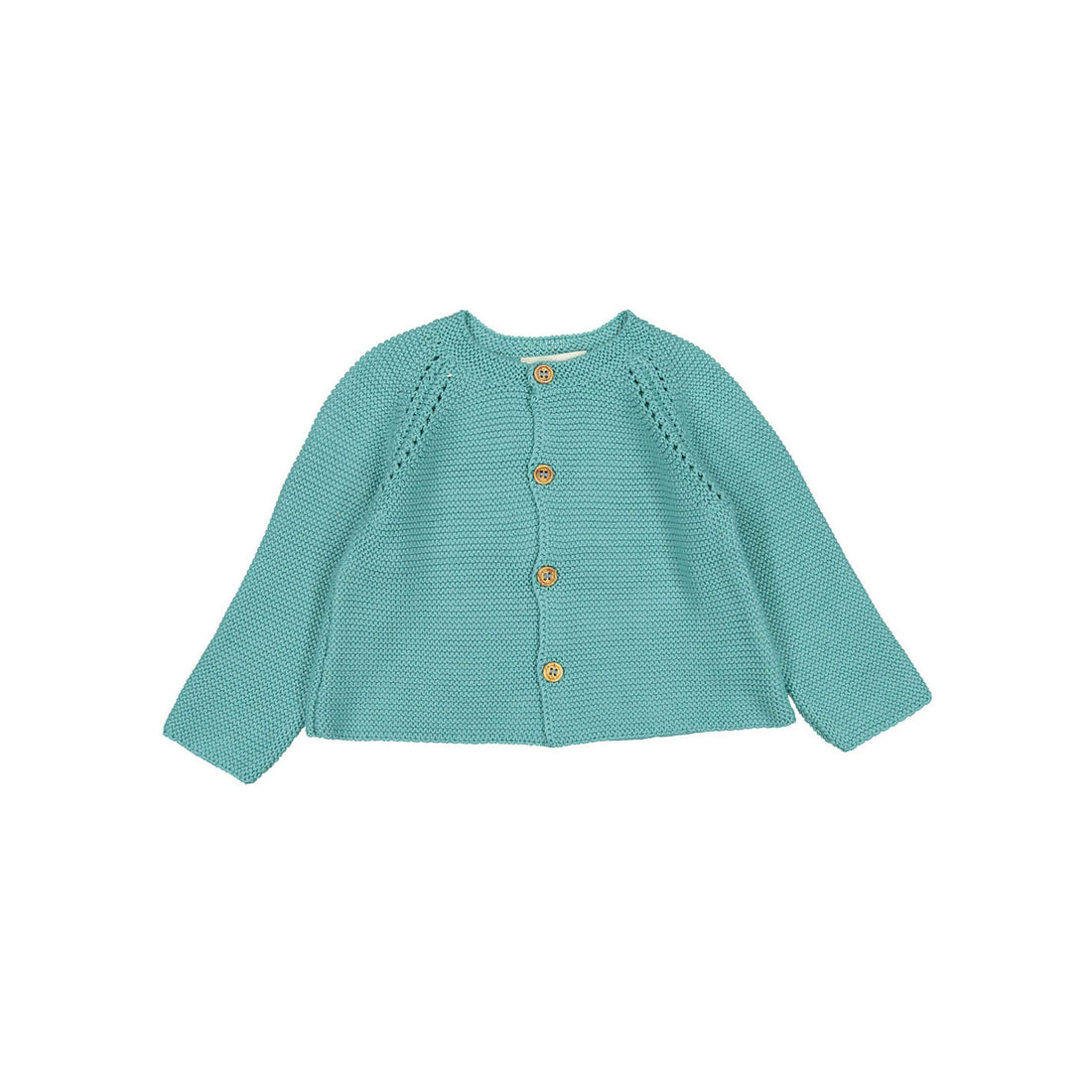 Nanos Light Blue Knit Baby Cardigan