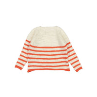 Nanos Orange Stripe Baby Sweater