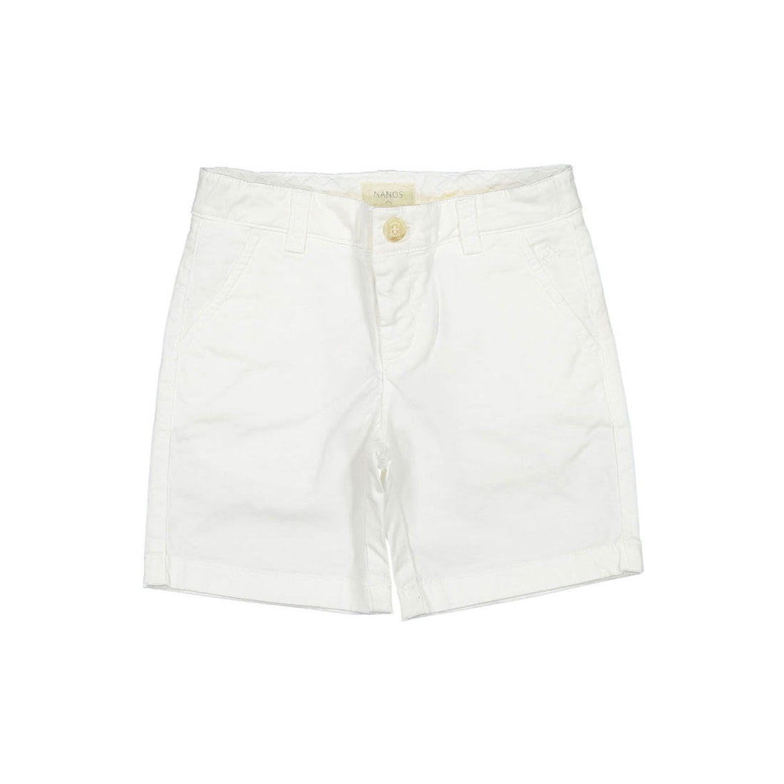 Nanos White Casual Shorts