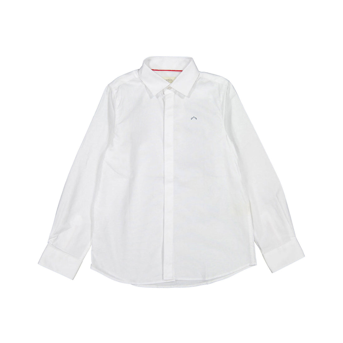 Nanos White Classic Long Sleeve Shirt