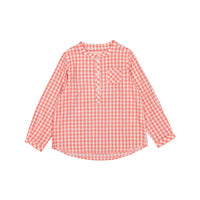 Nanos Orange Check Tunic